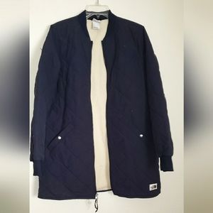 The North Face Sherpa-Lined Women's Navy Blue Coat Size L. NWOT